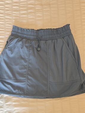 90 Degree By Reflex Mini Skirt in Slate Blue